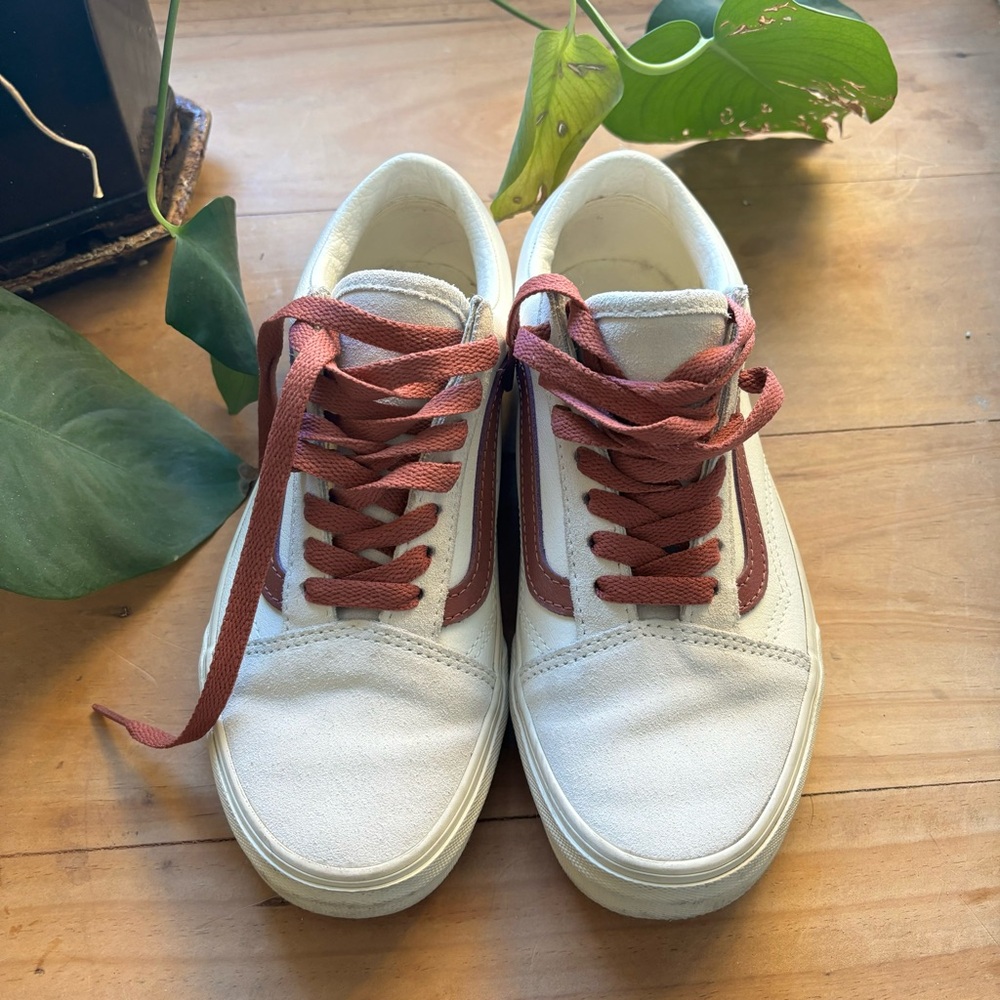 VANS Old Skool Vintage Pop Marshmallow Turtledove Unisex Sneakers - Picture 3 of 11